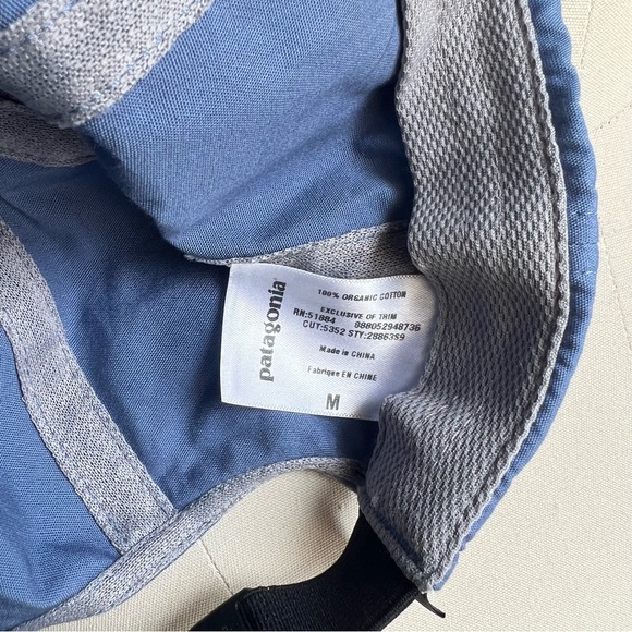 Patagonia “Live Simply” Whale Dad Hat/Cap Medium M - Picture 7 of 15